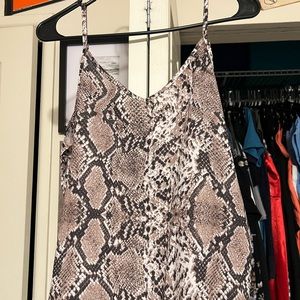 SHEIN Snakeskin Cami Top 🐍